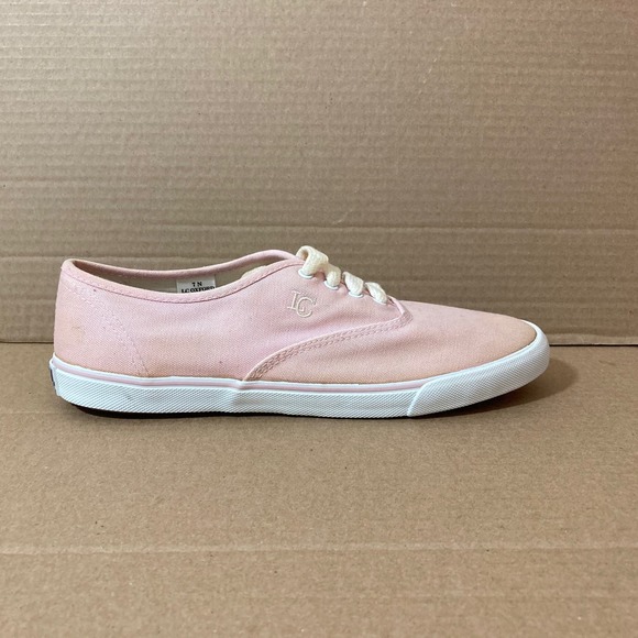 Vintage PINK Liz Claiborne Oxford Shoes - 90's Pink Sneakers - Women's 7N - Picture 1 of 10